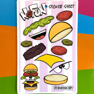 Sticker Sheet! Build your Burger | Stay Beefy